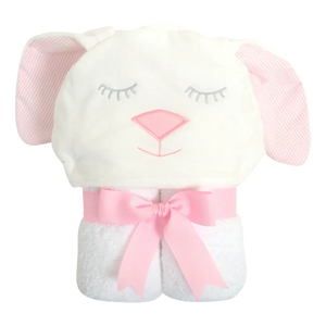 pink bunny towel